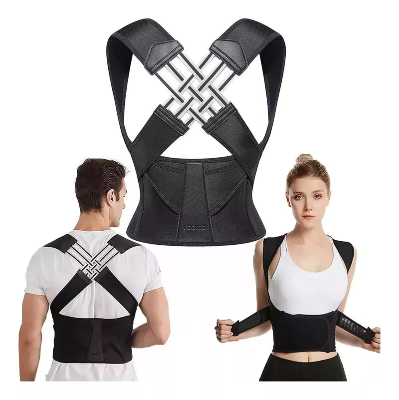 Combo PosturaFit™ - (Corrector Postural Pro Elite + Estimulador Abdominal)